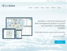 Tablet Screenshot of gpsgate.com